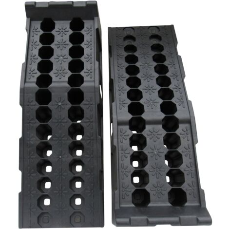 Heavy Duty Car Ramps (Vehicle Plastic Automotive Garage Workshop SUV Maintenance)