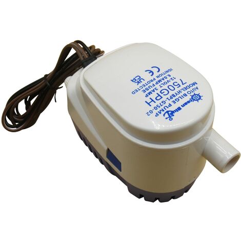 Automatic Bilge Pump 12V 750GPH (Boat Internal Float Switch Ocean Blue) (1/5)