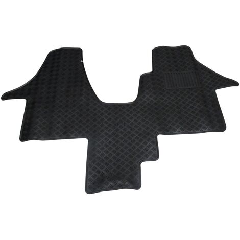 VW Transporter Van Rubber Flooring &x28T5 T6 Heavy Duty Tailored Non Slip Mats&x29