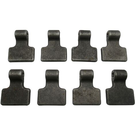 Dropside Pickup Trailer Tailgate Hinge X8 &x28Weld On Spade Paddle Gudgeon Pin Heavy Duty&x29