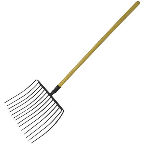 Muck Out Stable Hay Fork 14 Prong (Horse Straw Pitchfork Manure Farm) (1/5)