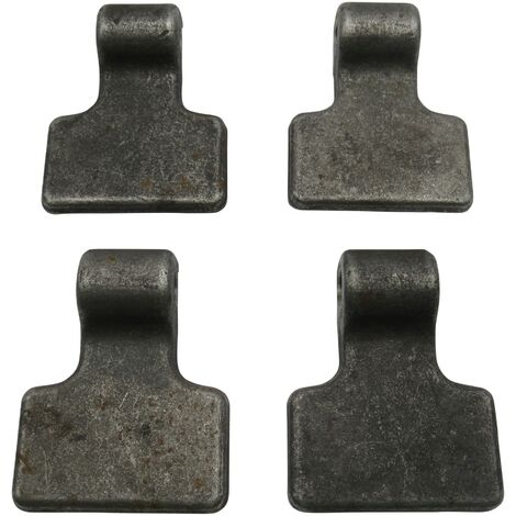 Dropside Pickup Trailer Tailgate Hinge X4 &x28Weld On Spade Paddle Gudgeon Pin Heavy Duty&x29 (1/5)