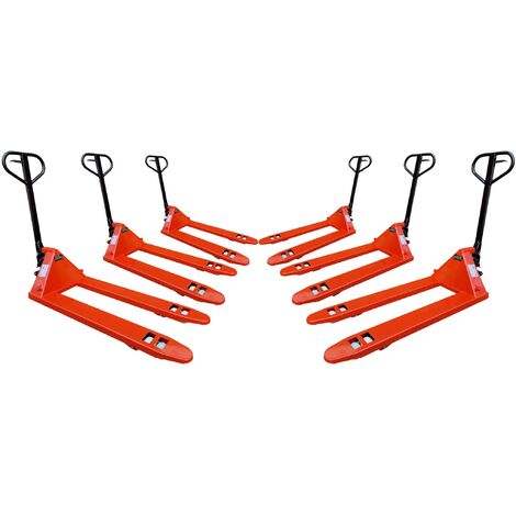 Hand Pump Pallet Trucks Jacks 2 Ton X6 (Heavy Duty Non Assembled Euro Manual Trolley 2T 2000KG)