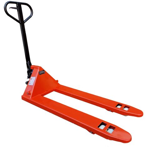 Hand Pump Pallet Truck Jack 2 Ton (Fully Assembled Heavy Duty Euro Manual Trolley 2T 2000KG)