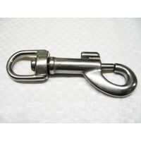 Swivel Eye Bolt Snap Hook Stainless Steel 19MM (Key Ring Leash Flag Trigger Keychain)