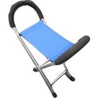 Aluminium Folding Stool - Camping Foldable Chair Waiting Rest