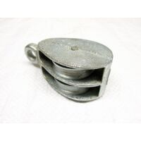 20MM Awning Pulley Double Nylon Sheave Fixed Elongated Eye - Rope Line
