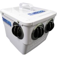 Transcool EC3F Evaporative Air Cooling Fan with External Tank, Filter & Bag - Portable Dog Cooler