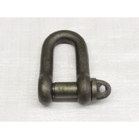 14.75 Ton Self Colour Screw Pin Small Dee Shackle - 14750KG D Lifting Towing Tested Certified
