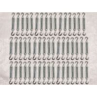 Turnbuckle Hook And Hook 20MM X50 (Heavy Duty Straining Screw Wire Tensioner M20)