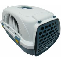 Large Plastic Dog Cat Pet Carrier (Travel Transporter Puppy Cage Car Crate)