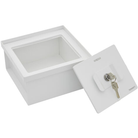 ARREGUI Terra Caja Fuerte Camuflada para Instalación Oculta en el Suelo, Caja Fuerte Empotrable en el Suelo, Caja de Seguridad Secreta, Caja Fuerte Invisible, 10x20x20 cm, X L, Blanco - 22801W-S1