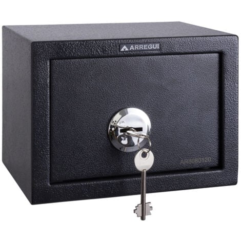 Caja fuerte ignífuga, cofre de seguridad de doble combinación y cerradura  de llave, caja de seguridad de acero resistente al fuego para proteger
