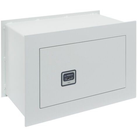 ARREGUI Ideal 5 271320 Caja fuerte de empotrar a pared con cerradura de llave, Caja de Seguridad para casa y hogar, fácil de usar, 23 x 35 x 20 cm, 10 L