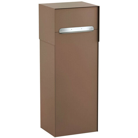 ARREGUI Multipack Base Doble Acceso EP3158 buzón individual de acero para paquetería grande, buzón para paquetes, recogida de paquetes trasera, óxido
