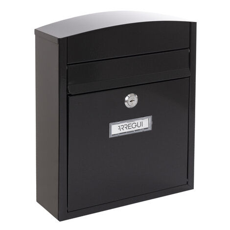 Buzon Metalico Arregui Compact Acero A5 NegroNegro