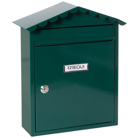 Buzon Exterior 360X300X110Mm Vertical Arregui Acero Verde Visit E5743
