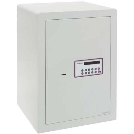 ARREGUI Forma Evolution Caja fuerte con llave y codigo, Caja de seguridad, apertura con teclado y llave, Caja fuerte electronica doble seguridad XXL : 52 x 38,5 x 36 cm, 59L (ref 150080)