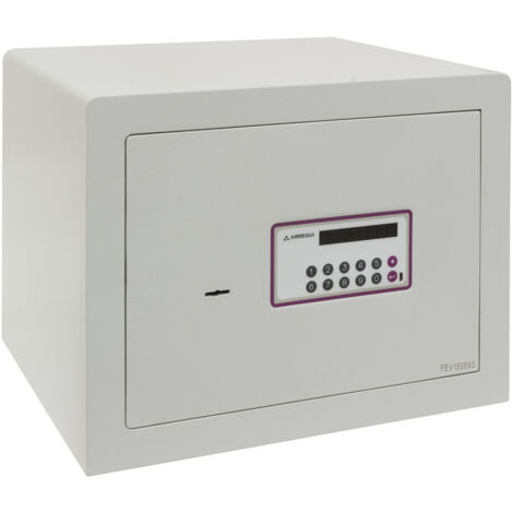 ARREGUI Forma Evolution Caja fuerte con llave y codigo, Caja de seguridad, apertura con teclado y llave, Caja fuerte electronica doble seguridad L : 32 x 42 x 36 cm, 40L (ref 150050)