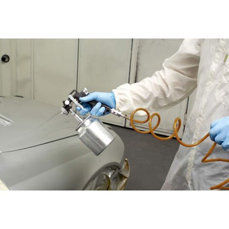 FERM Pistola a Spruzzo per Verniciatura con Serbatoio a gravità da 750 cc. Max. portata vernice dell'ugello 6,5 cfm