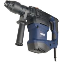 FERM Martello perforatore / Martello demolitore 1500W - include 3 punte trapano, 2 scalpelli e una pratica custodia