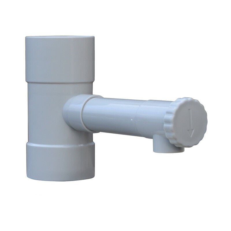 Collecteur récupérateur d'eau de pluie gris pour tuyau Ø80 - Fitt