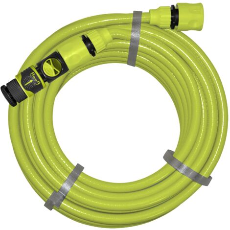Accessoire pour Brumisation Jardibric Tuyau avec 2 Raccords Rapide Rallonge pour Brumisateur sur Pied 10 mètres (1/5)