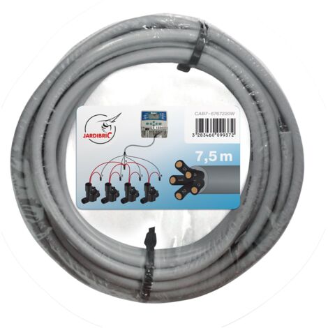 Câble Électrique 5 Fils x 0,5 Jardibric 7.5 m (1/4)