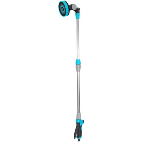 Lance Florale d'Arrosage Orientable Télescopique (71 cm 95 cm) avec 6 Jets Jardibric Contrôle du Débit au Pouce et Gâchette Avant Activation (1/3)