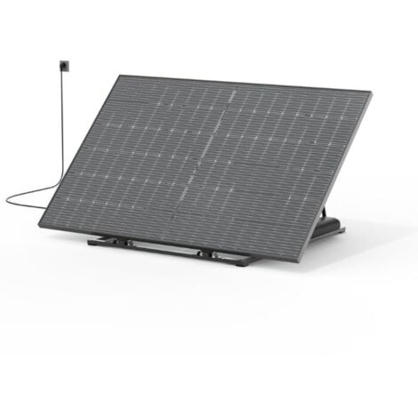 Jardibric – Kit solaire autonome 400W avec micro-onduleur MC4 – Installation facile sur prise 220V – Câble 4m – Support robuste IP67