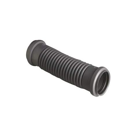 Jardibric – Raccord d'évacuation PVC souple – Manchette flexible à joint F/F – Diamètre 50 mm – Résistant aux produits chimiques et à l'usure (1/4)