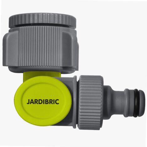 Jardibric – Raccord nez de robinet articulé 26x34 mm – Filetage plomberie 20x27 mm – Connexion rapide étanche – Pour tuyau 19 mm (1/10)