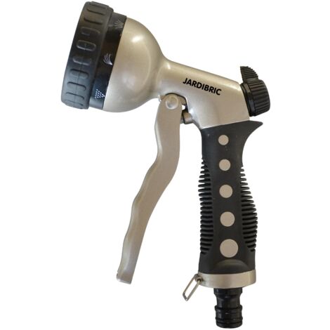 Pistolet Métal Jardibric Gainé 7 Jets Gamme Professionnelle