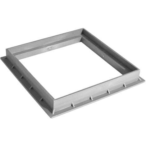 Jardibric - Grille de regard plate, carrée en fonte Classé C250 (400 x 400  mm) : : Jardin