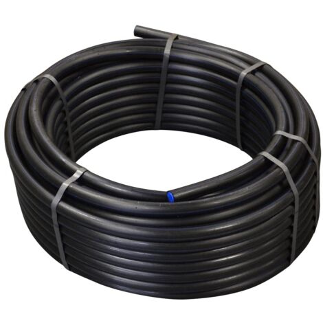 Jardibric – Tuyau polyéthylène pour eau potable 50m – Diamètre Ø25 – Pression 16 bars – Matériau qualité alimentaire