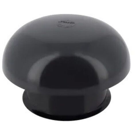 Nicoll – Chapeau de ventilation Ø 100 mm – Finition métal – Optimise la circulation d'air – Protection contre obstructions et débris