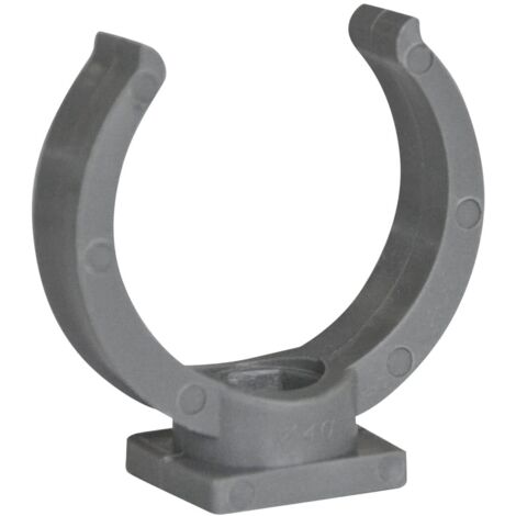 Colliers Lyre Jardibric Sachet de 5 (Ø50) Fixation Durable pour Gouttières et Systèmes de Drainage