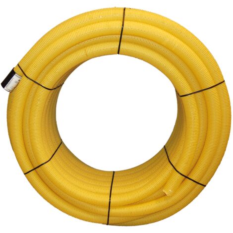 Jardibric – Drain annelé perforé Ø 80 mm x 25 mètres – Résistance à la compression – Drainage rapide des eaux pluviales et souterraines