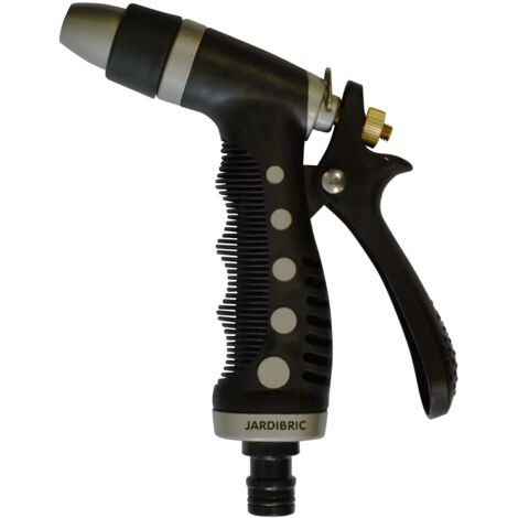 Pistolet Métal Gainé Jardibric Jet réglable Gamme Traditionnelle (1/5)