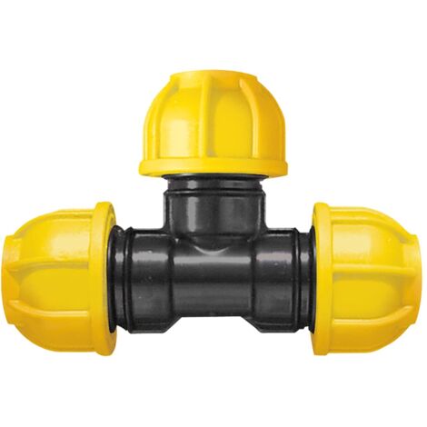 Té Egal Raccords de Compression Jardibric PN10 Ø25 (1/2)