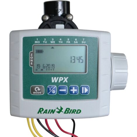 Rain Bird – Programmateur arrosage à batterie avec électrovanne 9V – 4 programmes – Gestion efficace pour espaces extérieurs – Installation facile - WPS1-KIT