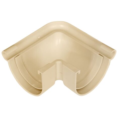 Jardibric – Raccord d'angle pour gouttière 90° Ø 16 – PVC haute qualité – Installation facile – Changement de direction précis Ø50