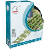 Jardibric – Kit d'arrosage goutte à goutte gravitaire 50m² – Installation facile sans électricité – Économique et écologique – Tuyau Ø6 avec filtre