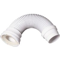 Jardibric – Pipe de WC souple extensible 240 à 380 mm – Diamètre Ø93/100 – Emboîture flexible Ø80/105 – Étanchéité fiable pour installations précises