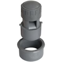 Jardibric – Aérateur permanent à membrane PVC mâle Ø 32, 40 ou 50 mm – Optimise la circulation de l'air – Installation facile et durable