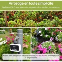 Jardibric Programmatore WiFi Irrigazione 1 Via – Controllo Da App Tuya, Compatibile Con Alexa E Google, IP54