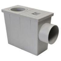 Jardibric Regard Évacuation Eaux Pluviales Pied Gouttière - L27 X H22 X P14 Cm