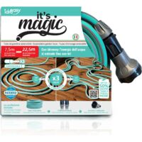 Tuyau d'arrosage extensible 22,5 mètres – Anti-torsion – Débit constant – Surface douce pour rangement facile – Idéal pour jardins et espaces extérieurs – Idroeasy