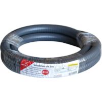 Jardibric – Tube d'évacuation PVC flexible Ø 32 mm – Longueur 3 mètres – Résistant à la corrosion et aux produits chimiques – Pour systèmes de drainage