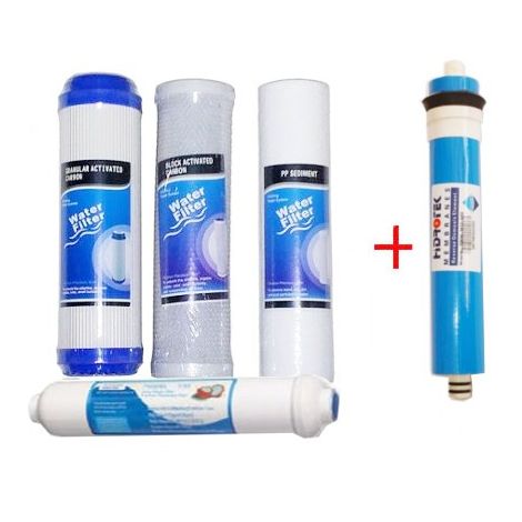 Pack Kit filtros y membrana ósmosis inversa compatible PUREMAX